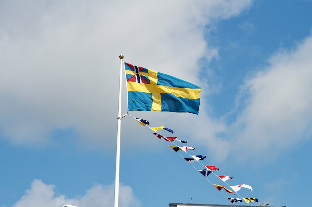 Svensk Unionsflagga Sillsalaten