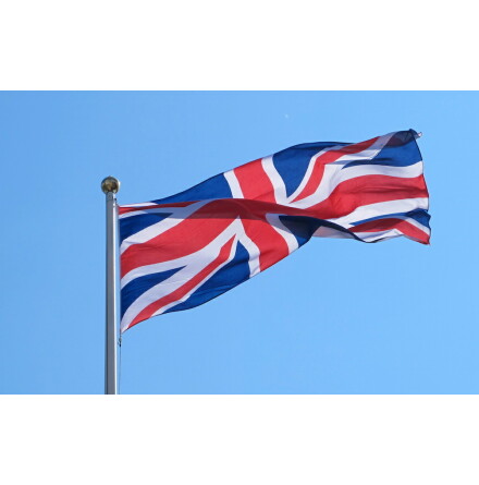 Storbritannien Flagga Tryckt