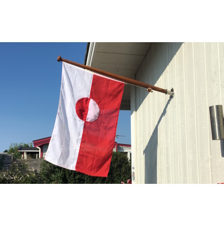 Gr�nlands Flagga 2:a Sort